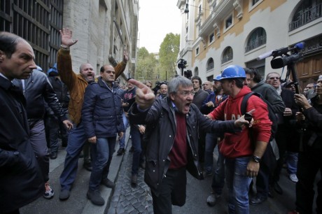 Répression anti-ouvrière à Rome [diaporama]