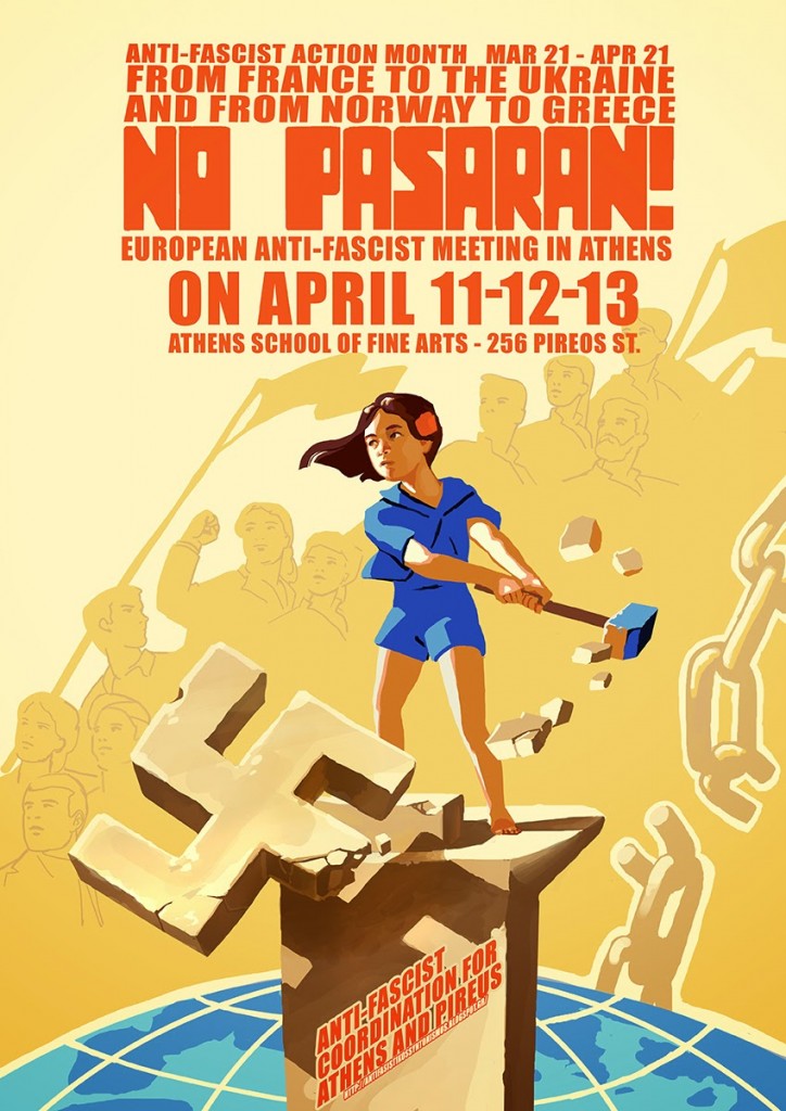 European Anti-fascist Meeting in Athens on April 11-12&13