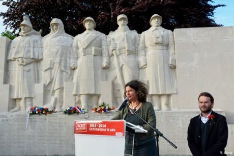 14-18 Verdun Discours sur la paix Front de gauche