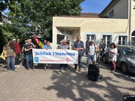 Manifestation retraites à Schiltigheim