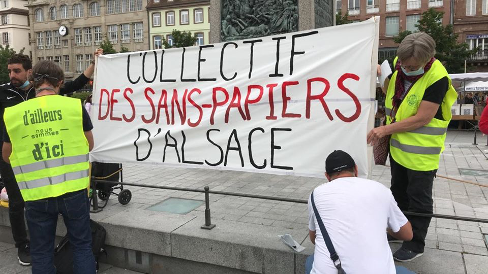 Strasbourg: Régularisez les sans-papiers!