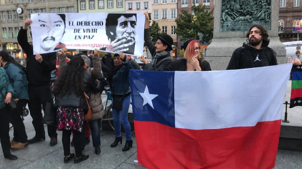 Soutien au peuple chilien à Strasbourg