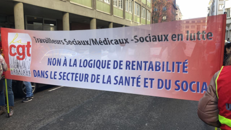 Très grosse manifestation du secteur social et médico-social à Strasbourg