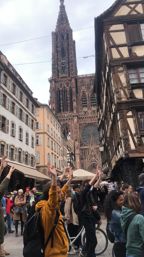 Strasbourg antifasciste: 500 dans la rue