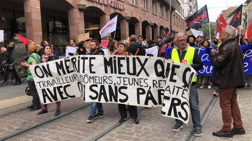 2000 manifestants le 1er mai à Strasbourg et la gauche unie