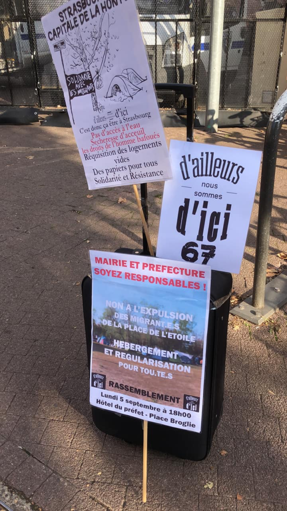 Strasbourg: solidarité avec les migrants