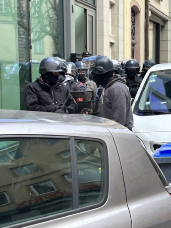 Strasbourg: blocage du Port au pétrole, manifestation, violences policières, l’ Intersyndicale